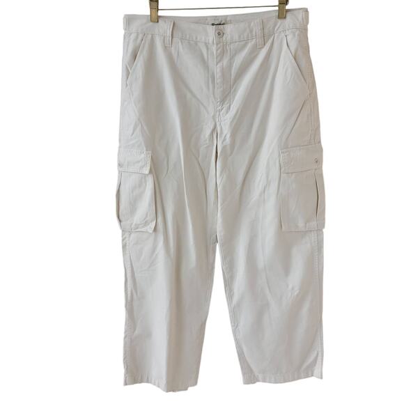 Madewell Garment-Dyed Low-Slung Straight Cargo Pants Size 30 NWT - Picture 2 of 7